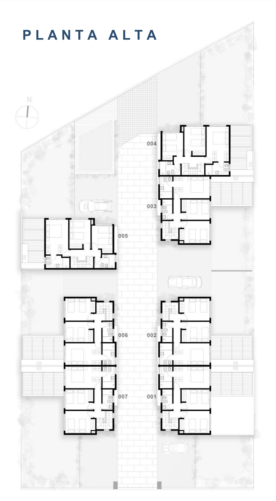 Plano planta alta - Alara